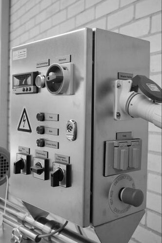 Stainless steel control station manufactured by SR Electrical